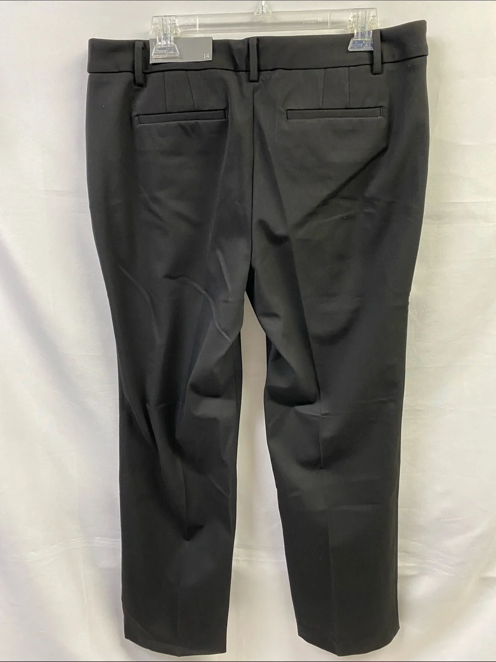 Talbots Black Women's Barely Boot Dress Pants Size 14 NWT